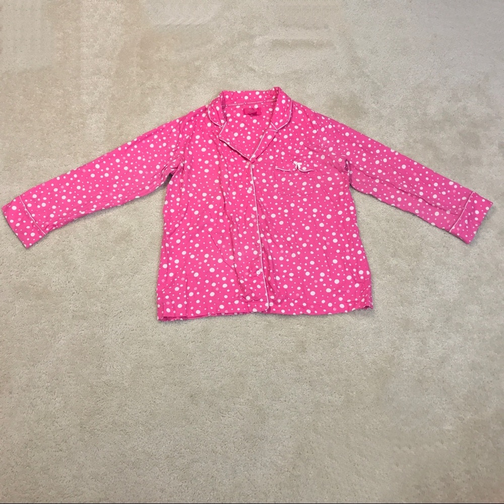 ❤️Victoria’s Secret Hot Pink Polka Dot Pajama Set - Picture 2 of 7